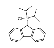 chlorodiisopropylfluorenylsilane Structure