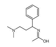 N-[3-(dimethylamino)-1-phenylpropyl]acetamide结构式