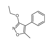 Isoxazole, 3-ethoxy-5-methyl-4-phenyl- (9CI) structure