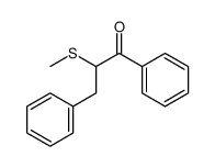 2-methylsulfanyl-1,3-diphenylpropan-1-one Structure