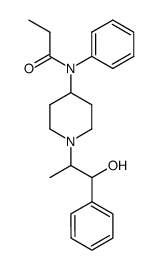 N-[1-(2-hydroxy-1-methyl-2-phenyl-ethyl)-piperidin-4-yl]-N-phenyl-propionamide结构式