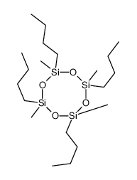 2,4,6,8-tetrabutyl-2,4,6,8-tetramethylcyclotetrasiloxane结构式