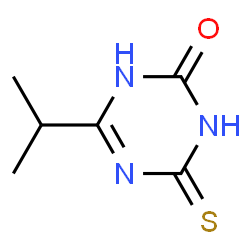 1,3,5-Triazin-2(1H)-one,3,4-dihydro-6-(1-methylethyl)-4-thioxo-(9CI)结构式
