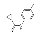 N-(4-methylphenyl)cyclopropanecarbothioamide Structure