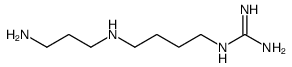 2-[4-(3-aminopropylamino)butyl]guanidine结构式