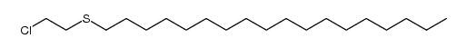 (2-chloro-ethyl)-octadecyl sulfide结构式