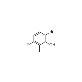 6-Bromo-3-fluoro-2-methylphenol Structure