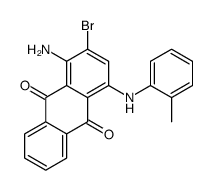 1-amino-2-bromo-4-(2-methylanilino)anthracene-9,10-dione结构式