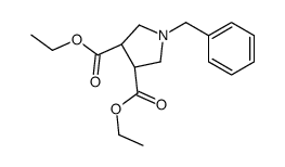 CIS-DIETHYL 1-BENZYLPYRROLIDINE-3,4-DICARBOXYLATE Structure