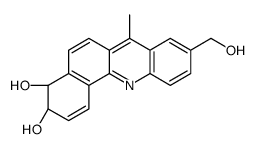 (3S,4S)-9-(hydroxymethyl)-7-methyl-3,4-dihydrobenzo[c]acridine-3,4-diol结构式