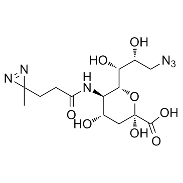 9-叠氮基Neu5DAz结构式