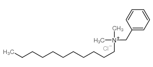 benzyldimethylundecylammonium chloride Structure