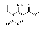 5-Pyrimidinecarboxylicacid,6-amino-1-ethyl-1,2-dihydro-2-oxo-,methylester structure