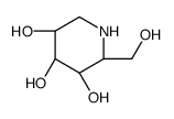 (2S,3S,4R,5R)-2-(hydroxymethyl)piperidine-3,4,5-triol结构式
