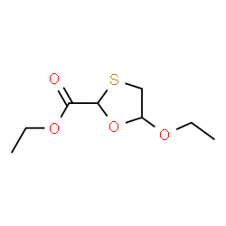 1,3-Oxathiolane-2-carboxylicacid,5-ethoxy-,ethylester(9CI) structure