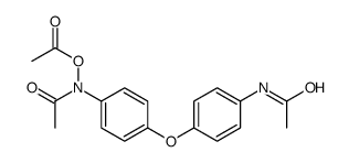 [4-(4-acetamidophenoxy)-N-acetylanilino] acetate Structure