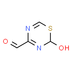 2H-1,3,5-Thiadiazine-4-carboxaldehyde, 2-hydroxy- (9CI) Structure