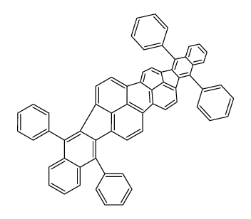 Bisbenz[5,6]indeno[1,2,3-cd:1',2',3'-lM]perylene, 5,10,15,20-tetraphenyl- Structure