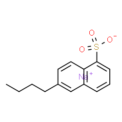 6-Butyl-1-naphthalenesulfonic acid sodium salt Structure