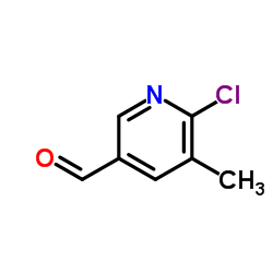 6-Chloro-5-methylnicotinaldehyde Structure