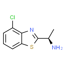 2-Benzothiazolemethanamine,4-chloro-alpha-methyl-,(R)-(9CI)结构式