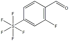 2-Fluoro-4-(pentafluorothio)benzaldehyde structure