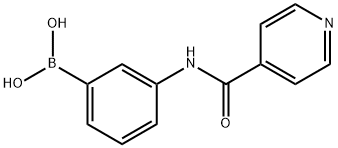 [3-(pyridine-4-amido)phenyl]boronic acid Structure