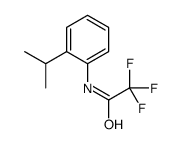 2,2,2-trifluoro-N-(2-propan-2-ylphenyl)acetamide结构式