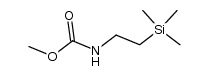 (2-trimethylsilanyl-ethyl)-carbamic acid methyl ester Structure