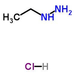 1-乙基肼盐酸盐结构式