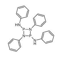 2-N,4-N,1,3-tetraphenyl-1,3,2,4-diazadiphosphetidine-2,4-diamine Structure