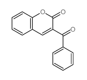 2H-1-Benzopyran-2-one, 3-benzoyl- structure