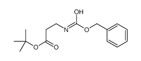N-Cbz-beta-丙氨酸叔丁酯结构式