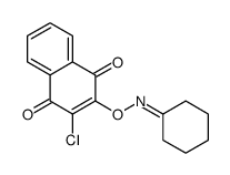 2-chloro-3-(cyclohexylideneamino)oxynaphthalene-1,4-dione Structure