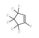 1,3,3,4,4,5,5-heptafluorocyclopentene Structure