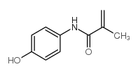 N-(对羟苯基)甲基丙烯酰胺结构式