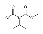 methyl N-carbonochloridoyl-N-propan-2-ylcarbamate Structure