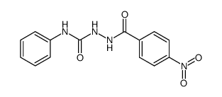 1-(4-nitro-benzoyl)-4-phenyl-semicarbazide结构式