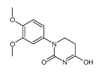 1-(3,4-dimethoxyphenyl)-1,3-diazinane-2,4-dione结构式