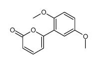 6-(2,5-dimethoxyphenyl)pyran-2-one Structure