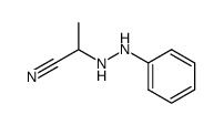 2-(N'-phenyl-hydrazino)-propionitrile结构式