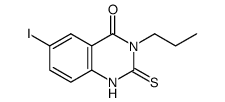 6-iodo-3-propyl-2-thioxo-2,3-dihydroquinazolin-4(1H)-one structure