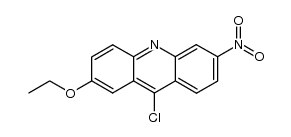 2-Ethoxy-6-nitro-9-chloroacridine结构式