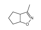 3-methyl-4,5,6,6a-tetrahydro-3aH-cyclopenta(d)isoxazole Structure