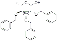 2,3,4-TRI-O-BENZYL-L-RHAMNOPYRANOSE结构式