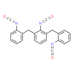 2,6-bis(o-isocyanatobenzyl)phenyl isocyanate结构式