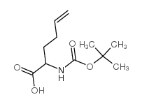 Boc-D-高烯丙基甘氨酸结构式