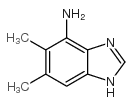 5,6-DIMETHYL-1H-BENZO[D]IMIDAZOL-7-AMINE structure