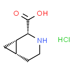 (1S,2R,6S)-3-Azabicyclo[4.1.0]heptane-2-carboxylicacidhydrochloride structure