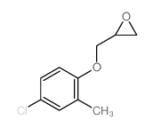 Oxirane,2-[(4-chloro-2-methylphenoxy)methyl]-结构式